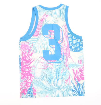 Adidas Men's Multicoloured Tropical Tank Top Size S Polyester Jersey