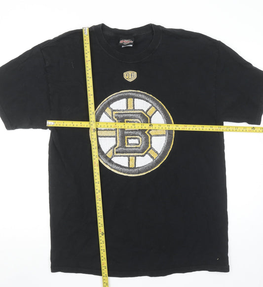 Old Time Hockey Men's Black Large Graphic Sports T-Shirt