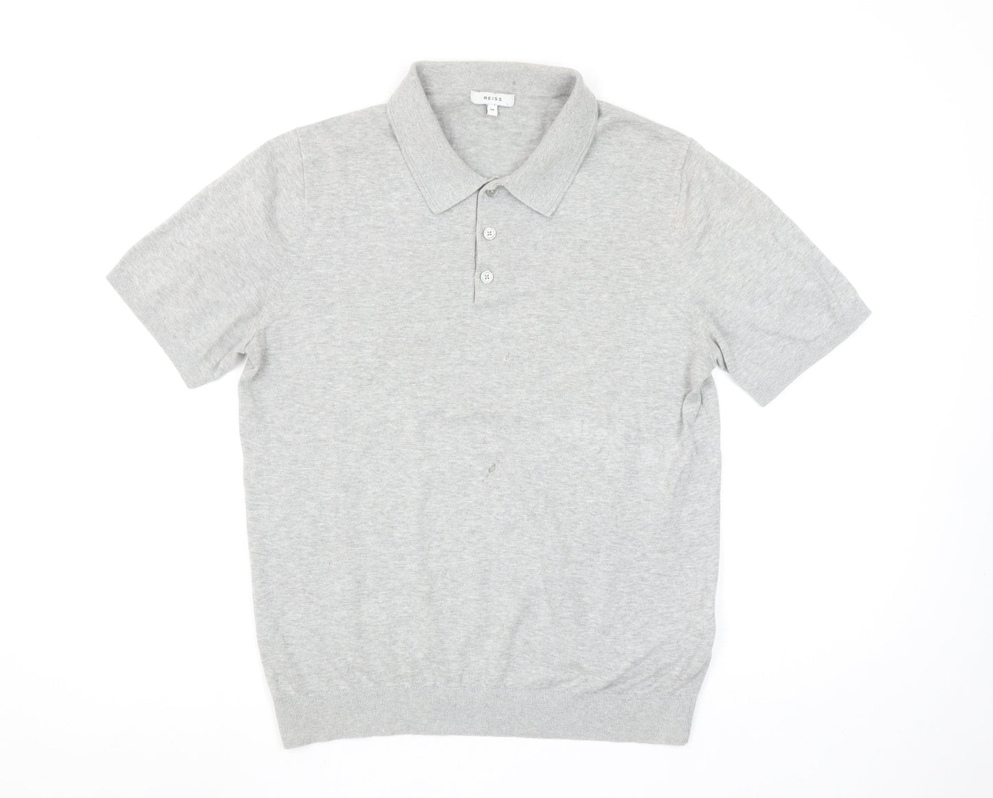 Mens UK Size M Reiss 100% Cotton Polo Shirt
