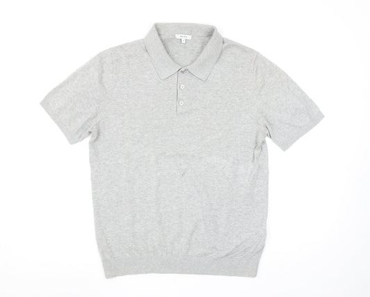 Mens UK Size M Reiss 100% Cotton Polo Shirt