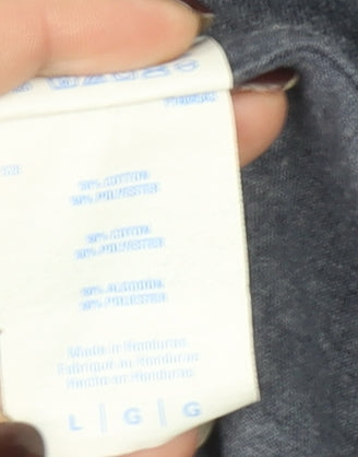 Port & Company Men's Blue 'Eat Sleep Rugby Repeat' Graphic T-Shirt L