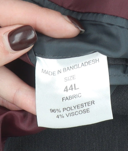 Mens UK Size 44 Fellini Traveler Regular Grey Suit Jacket