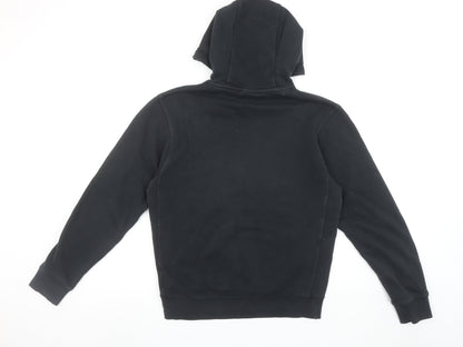 Nike Women's Black XS Pullover Hoodie Cotton Blend Kangaroo Pocket