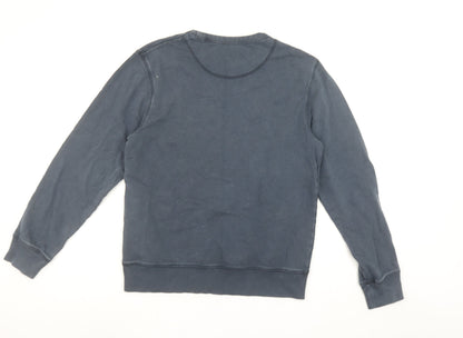 Mens UK Size XS Due South Blue Pullover Sweatshirt