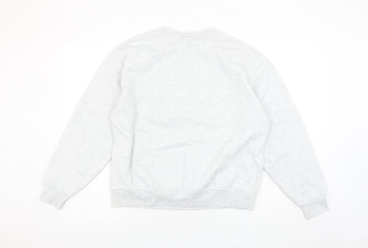 Dunnes Women’s Grey Massachusetts Printed Pullover Sweatshirt M