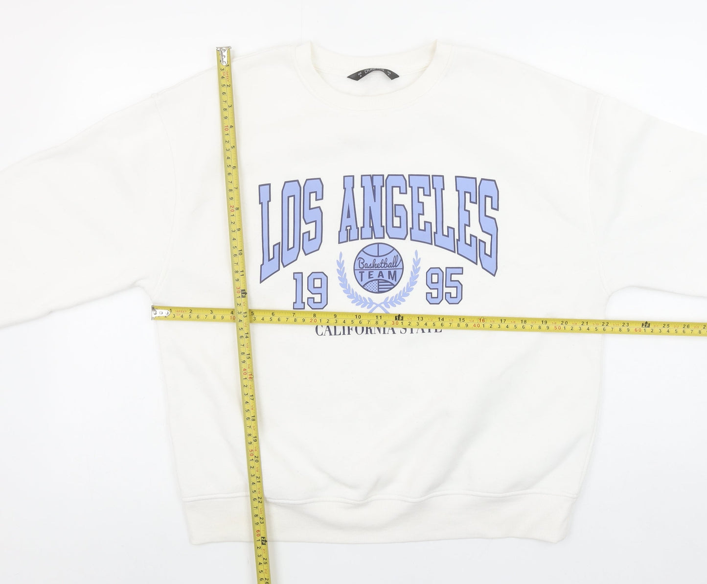 Womens UK Size M Dunnes Stores Ivory Pullover Sweatshirt