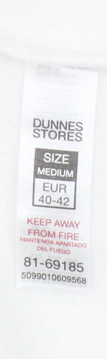 Womens UK Size M Dunnes Stores Ivory Pullover Sweatshirt