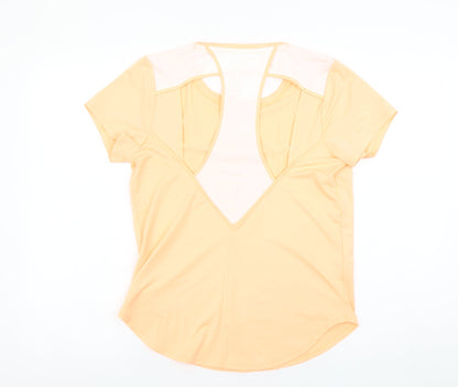 Under Armour Women's Yellow HeatGear Loose Fit T-Shirt Size S