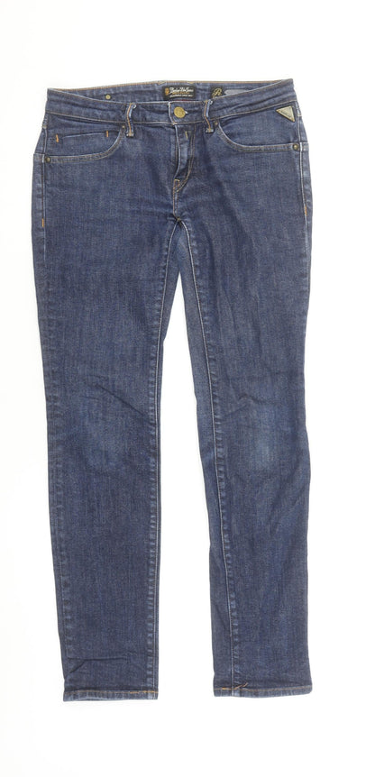 Replay Womens Blue Slim Fit Skinny Jeans Size 10 (W28 L30)