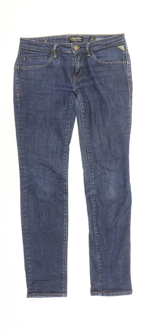 Replay Womens Blue Slim Fit Skinny Jeans Size 10 (W28 L30)