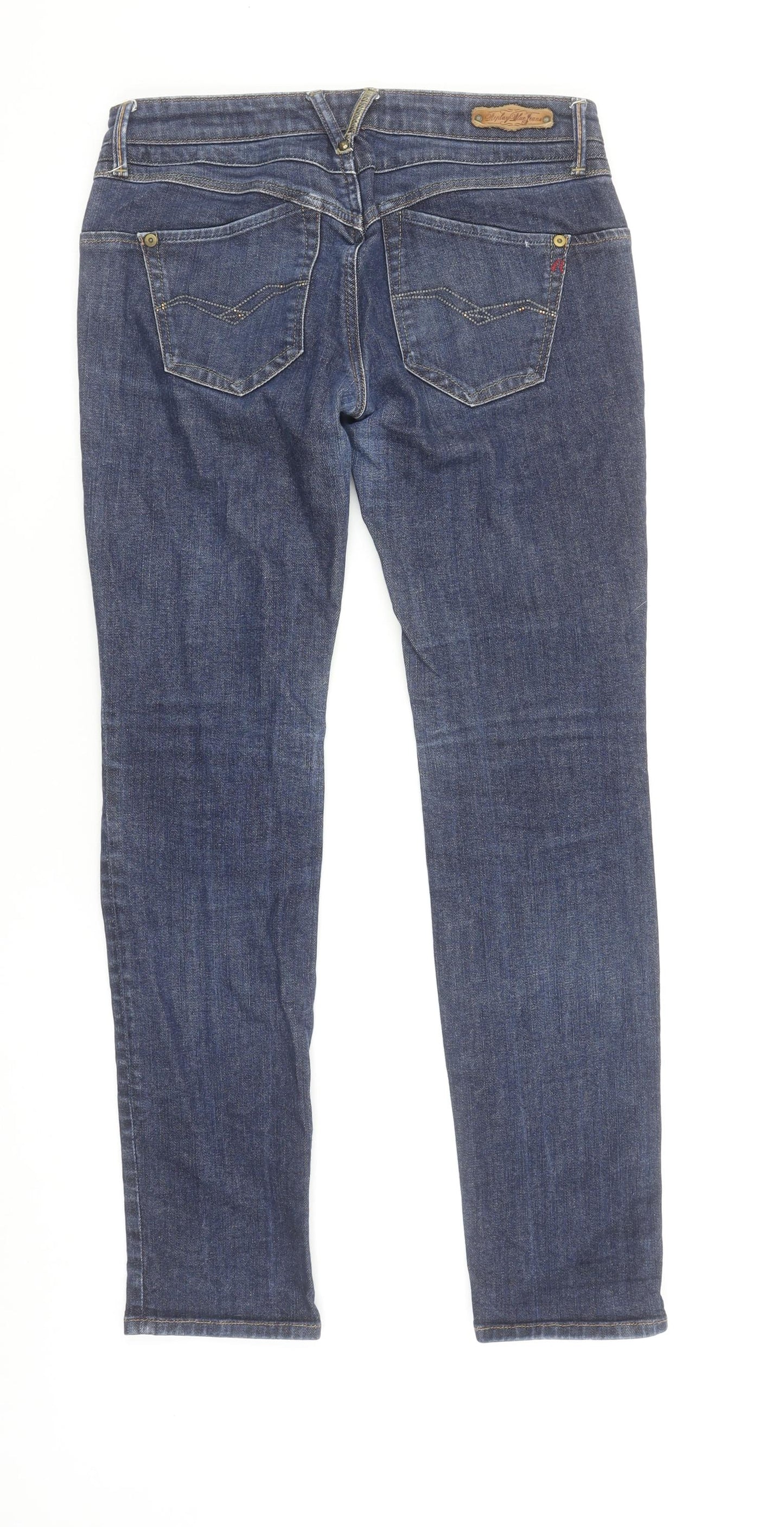 Replay Womens Blue Slim Fit Skinny Jeans Size 10 (W28 L30)