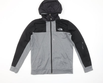 Boys UK Size XL The North Face Grey Full Zip Hoodie