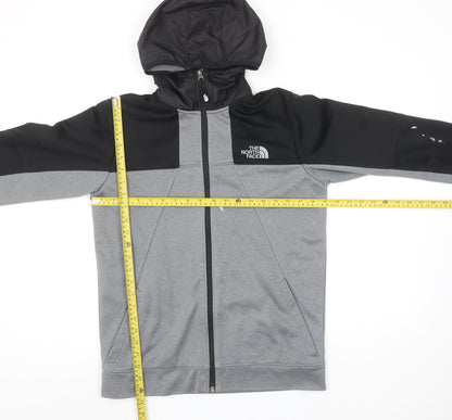 Boys UK Size XL The North Face Grey Full Zip Hoodie