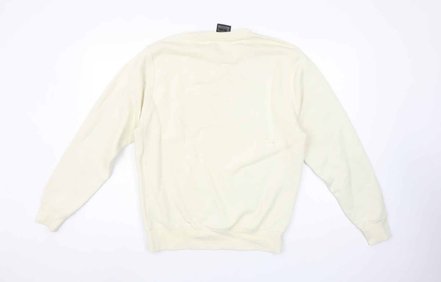 Nike Women's Beige Cotton Blend Crew Neck Sweatshirt Size S