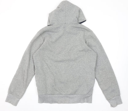 Boys UK Size L Lucky Life Grey Pullover Hoodie