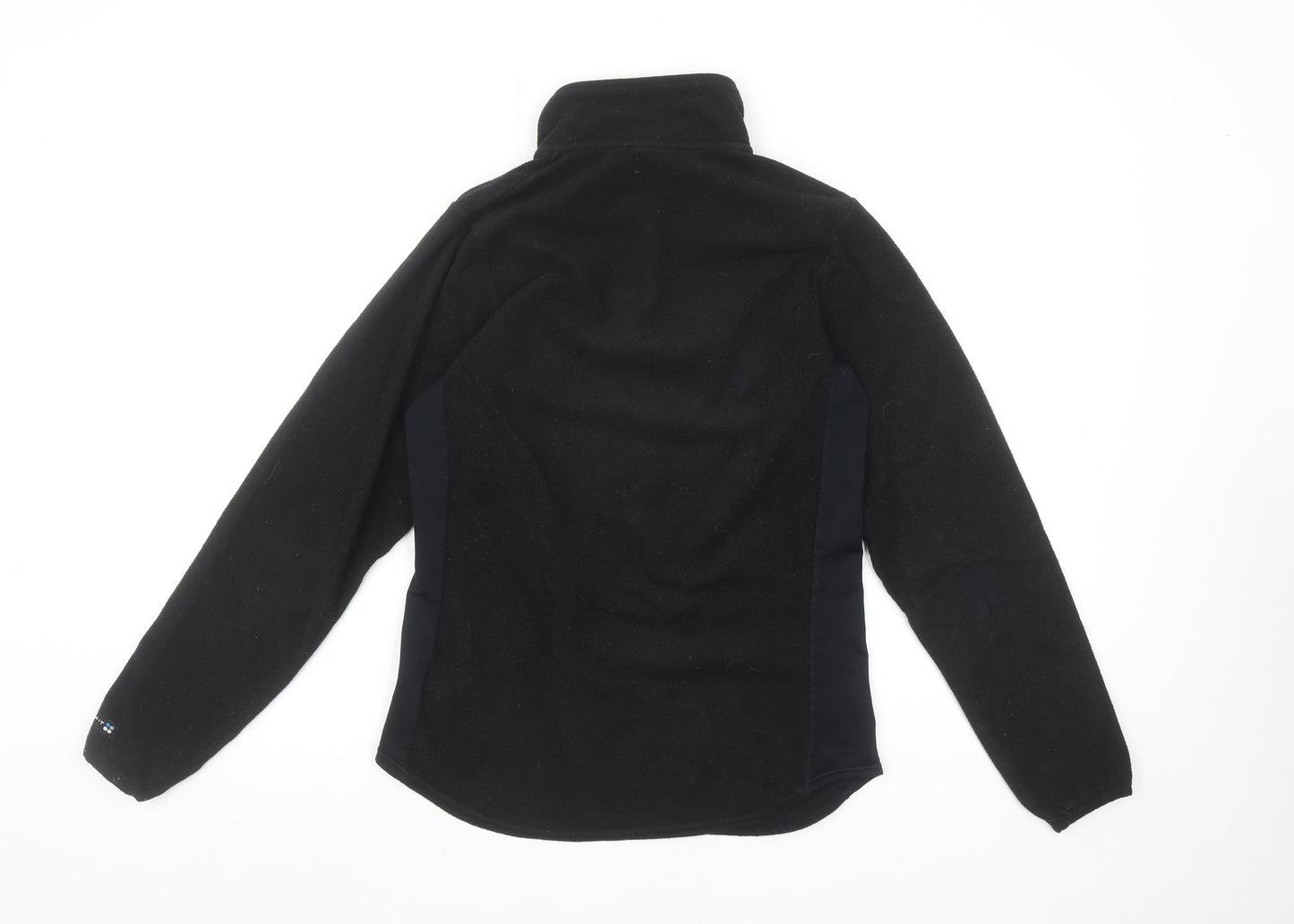 Nike Womens Black Fleece 1/4 Zip Pullover Sweatshirt Size S (4-6)