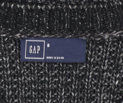 GAP Men's Grey Chunky Knit Crew Neck Pullover Jumper Size S