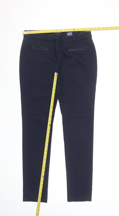 Tommy Hilfiger Women's Blue Slim Fit Chino Trousers Size 10