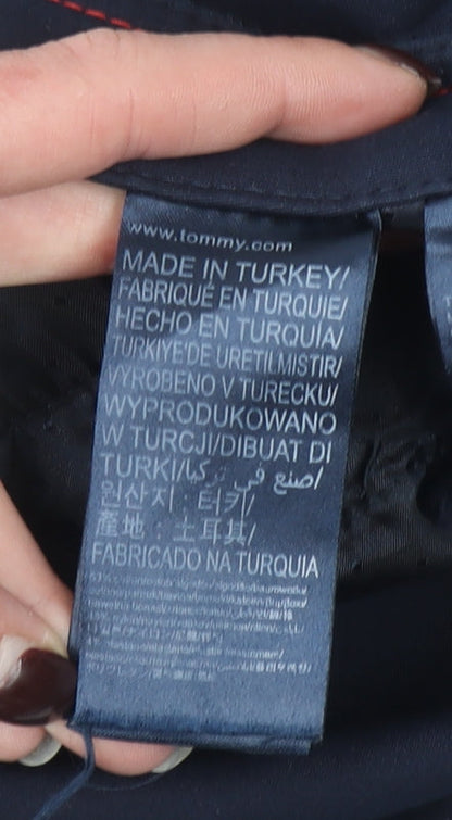 Tommy Hilfiger Women's Blue Slim Fit Chino Trousers Size 10