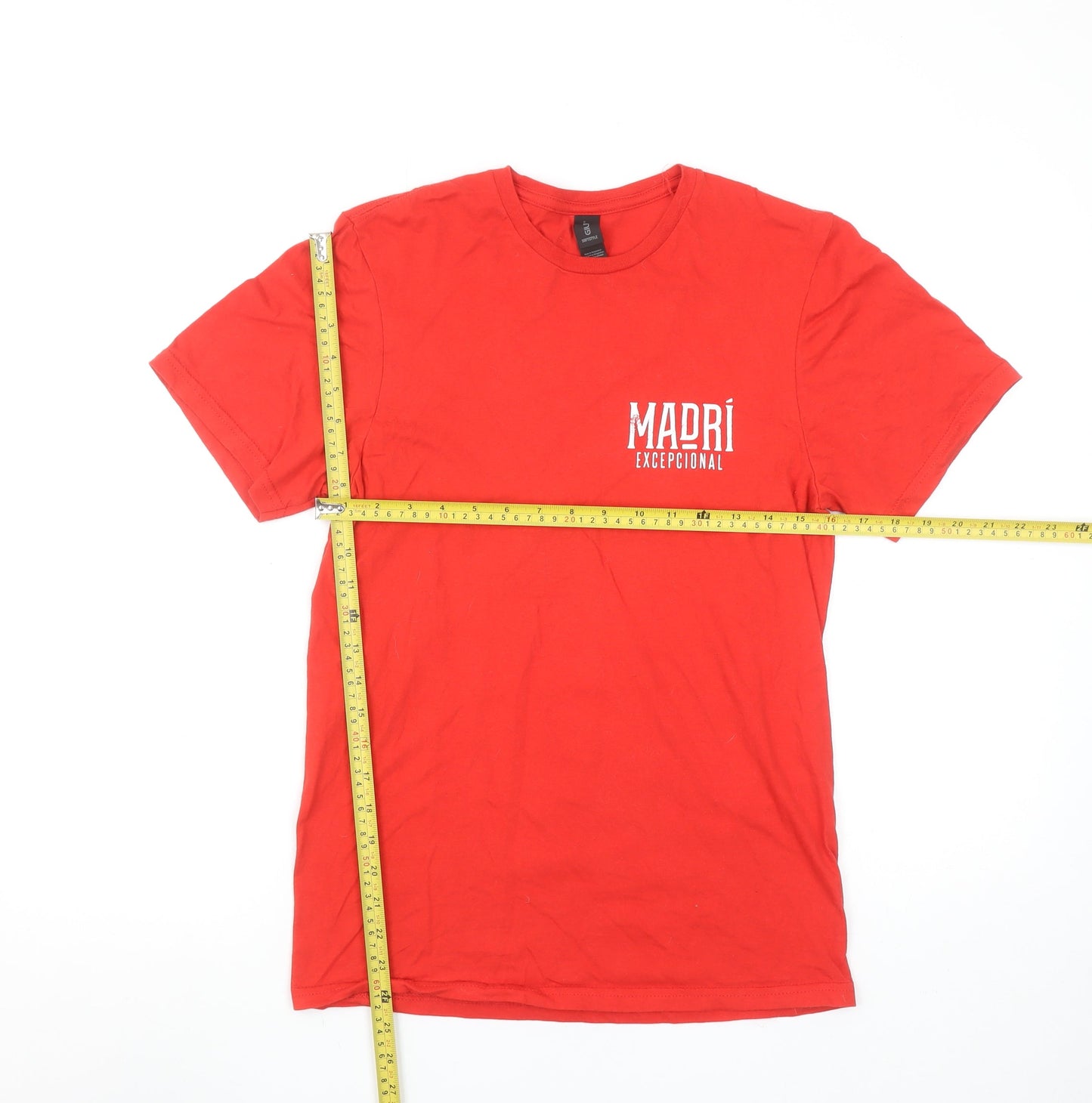 Mens UK Size S Gildan Red  T-Shirt