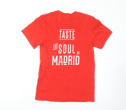 Mens UK Size S Gildan Red  T-Shirt