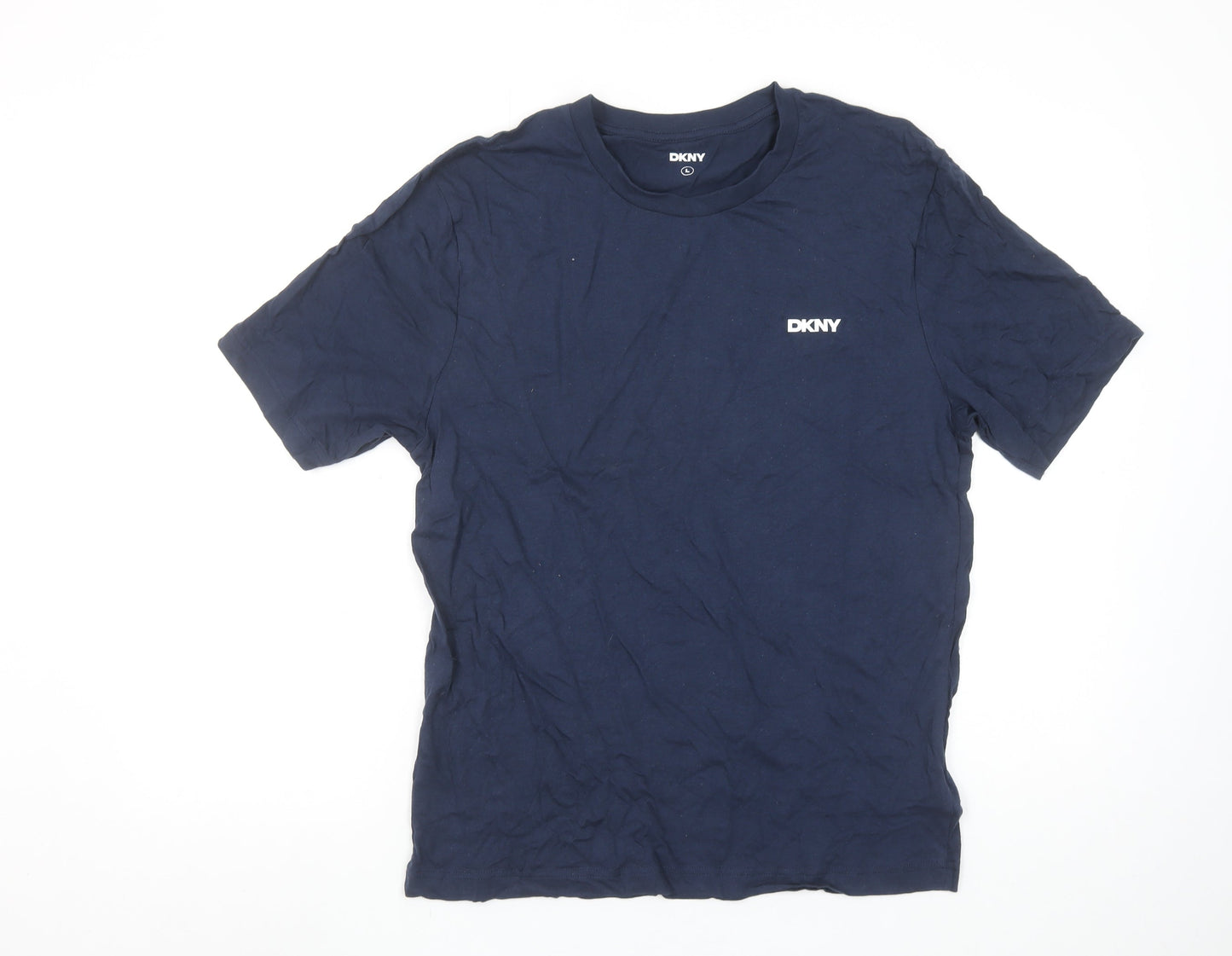 Mens UK Size L DKNY Blue  T-Shirt