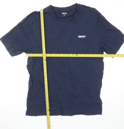 Mens UK Size L DKNY Blue  T-Shirt