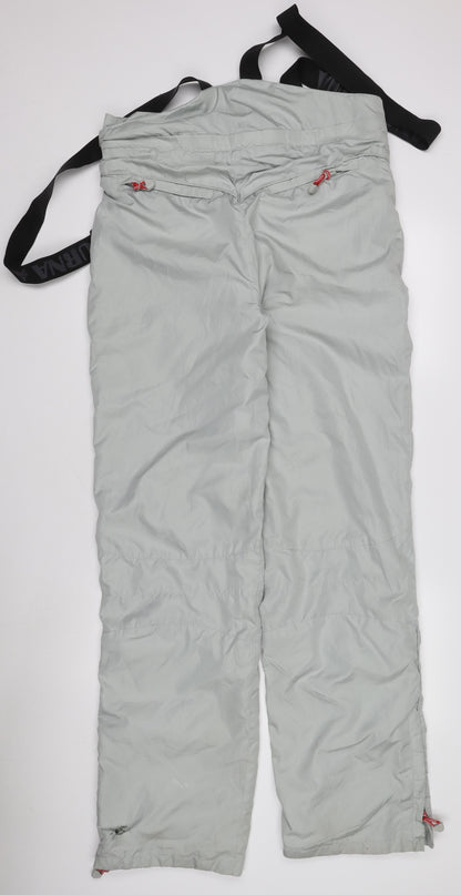 Anapurna Men Grey Insulated Snow Pants Size M Water Resistant Trousers