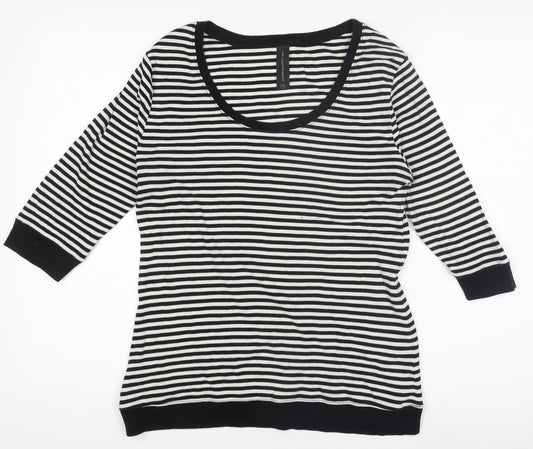 Womens UK Size 14 NEXT Black Basic T-Shirt