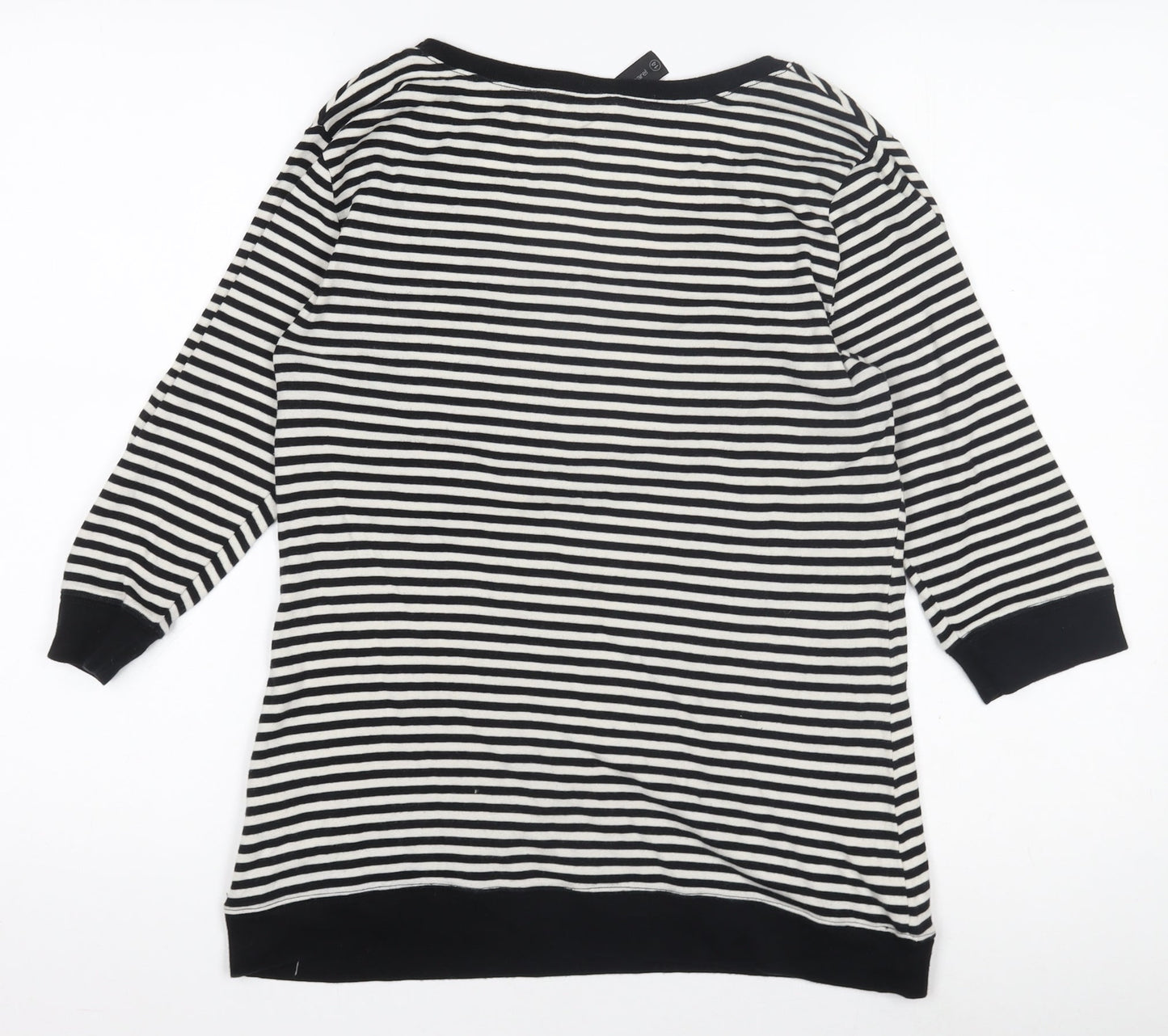 Womens UK Size 14 NEXT Black Basic T-Shirt