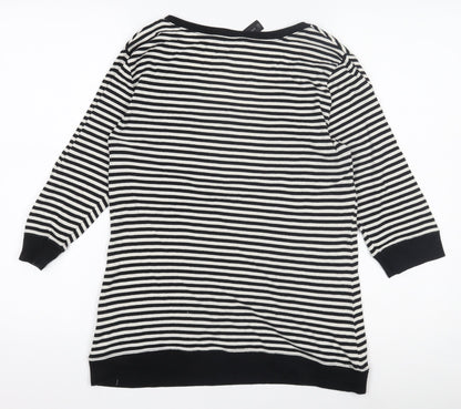 Womens UK Size 14 NEXT Black Basic T-Shirt