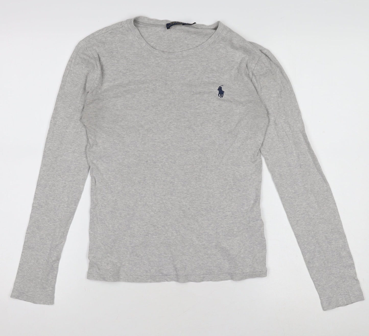 Boys UK Size S Ralph Lauren Grey Basic T-Shirt