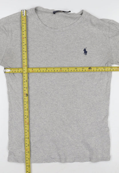 Boys UK Size S Ralph Lauren Grey Basic T-Shirt
