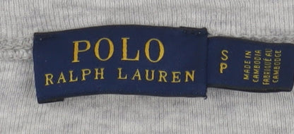 Boys UK Size S Ralph Lauren Grey Basic T-Shirt