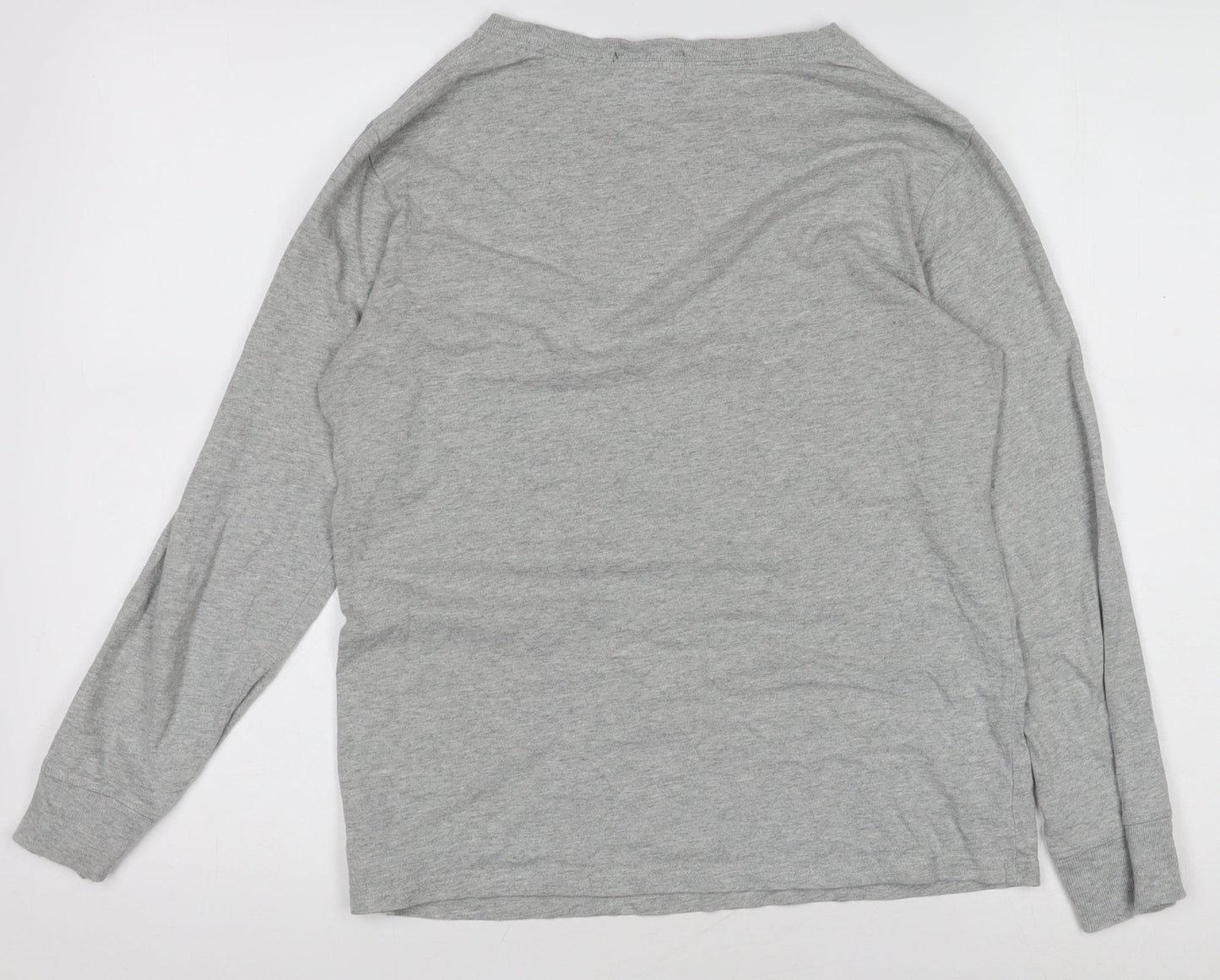 Boys UK Size 10-12 Years Ralph Lauren Grey Basic T-Shirt