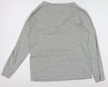Boys UK Size 10-12 Years Ralph Lauren Grey Basic T-Shirt