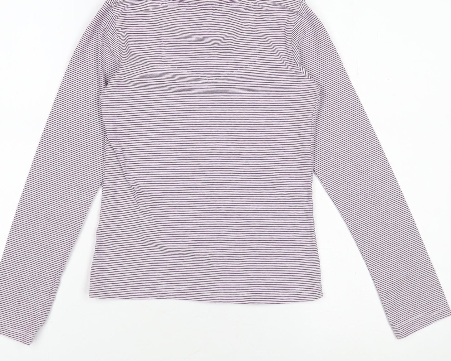 Girls UK Size 8-9 Years Fat Face Purple Basic T-Shirt