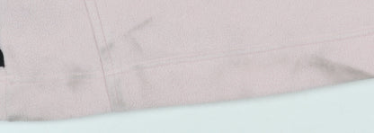 F.lli Campagnolo Girls Pink Fleece 1/4 Zip Sweatshirt S