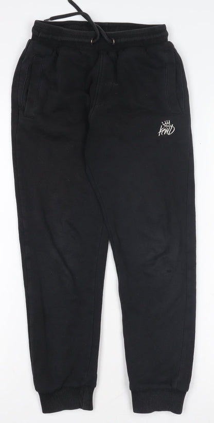 Kings Will Dream Boys Black Jogger Sweatpants S Regular Fit Fleece Trousers
