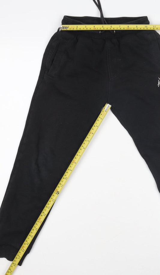 Kings Will Dream Boys Black Jogger Sweatpants S Regular Fit Fleece Trousers