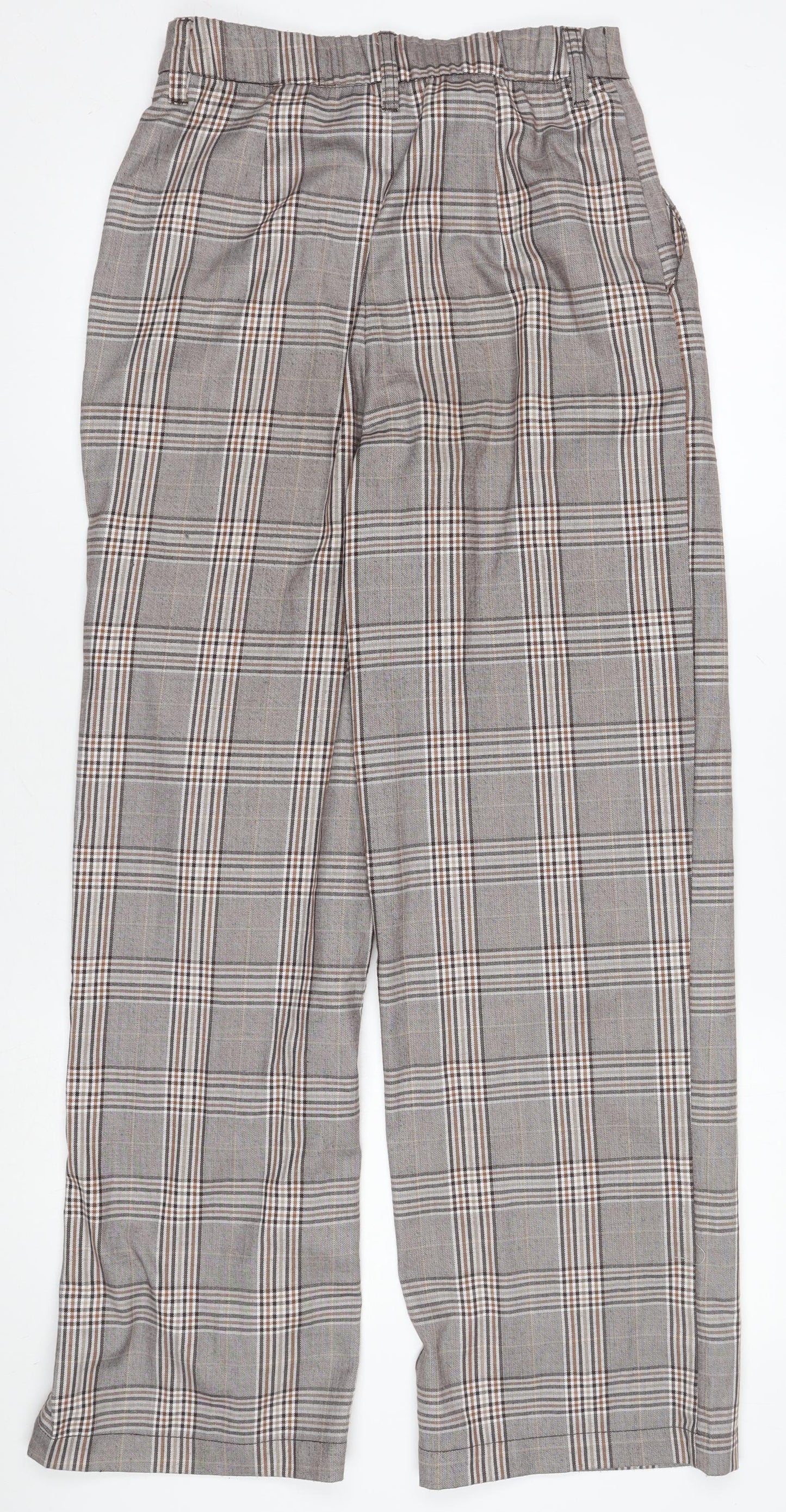 Womens UK Size 12 H&M Regular Fit Casual Business Grey Trousers
