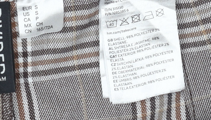 Womens UK Size 12 H&M Regular Fit Casual Business Grey Trousers
