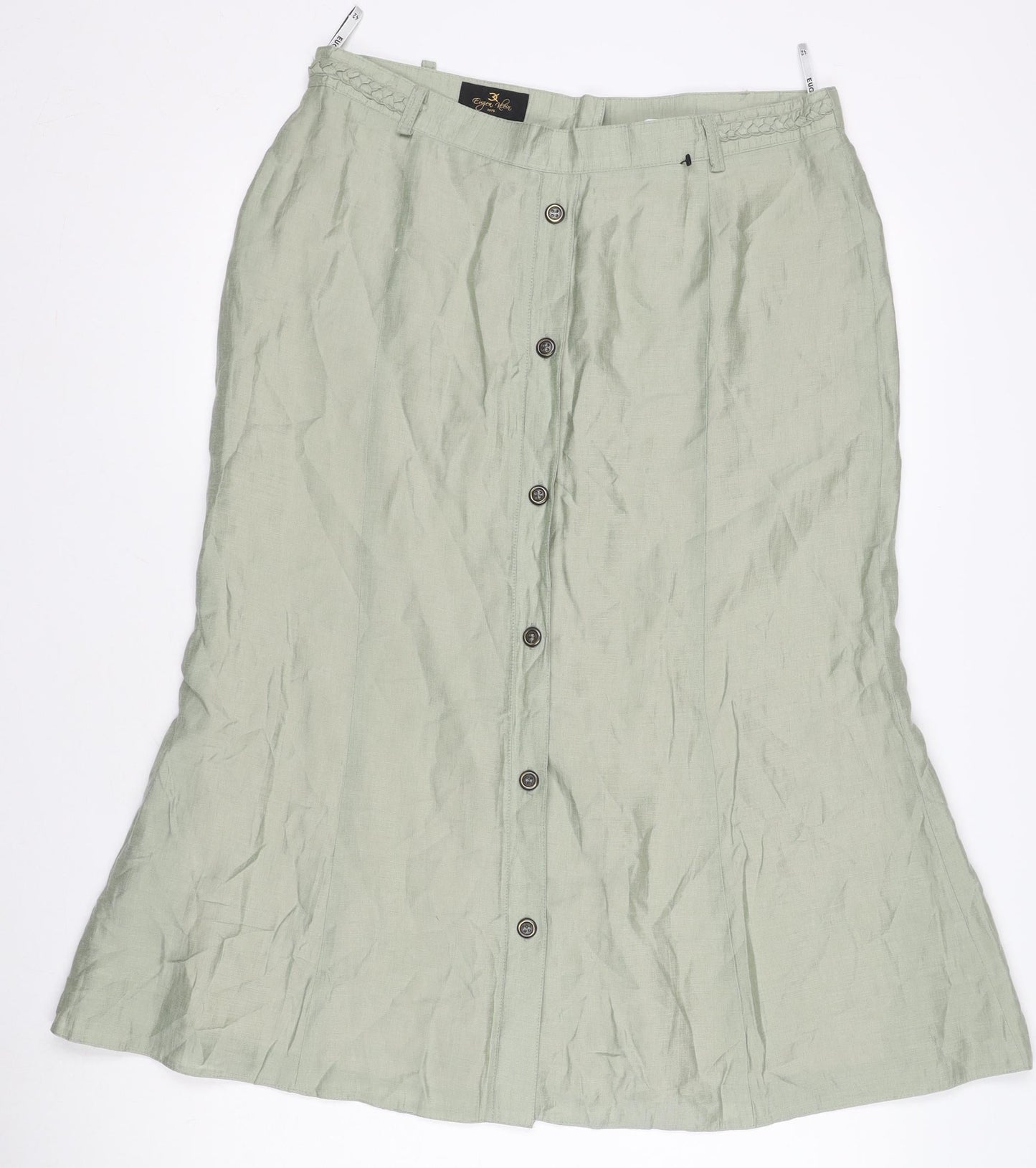 Womens UK Size 14 Eugen Klein A-Line Twill Skirt