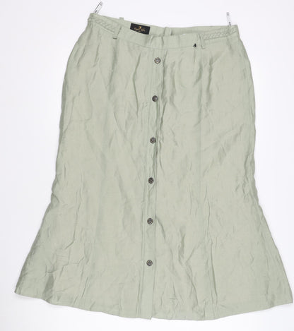 Womens UK Size 14 Eugen Klein A-Line Twill Skirt