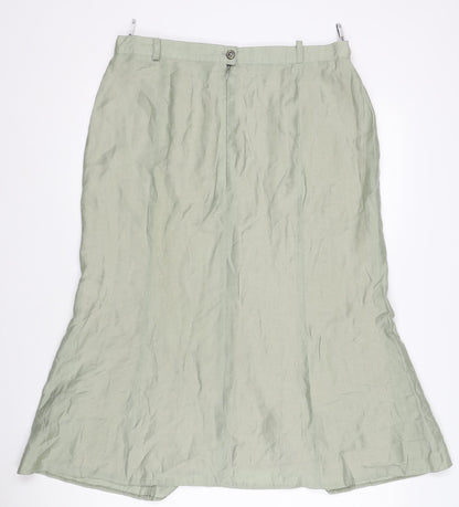 Womens UK Size 14 Eugen Klein A-Line Twill Skirt