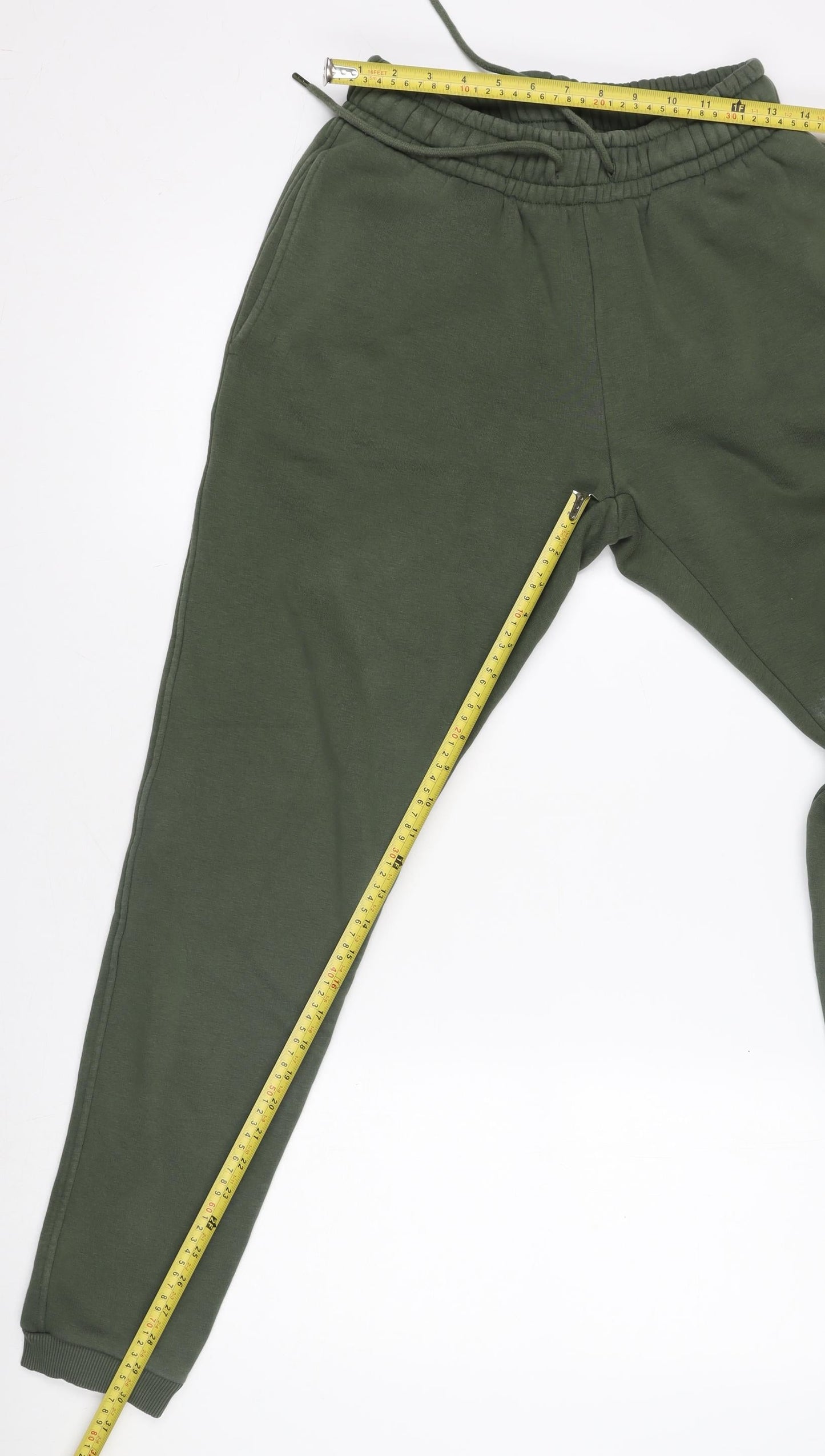 Benjart Green Men's Jogger Sweatpants M Regular Fit Fleece Trousers