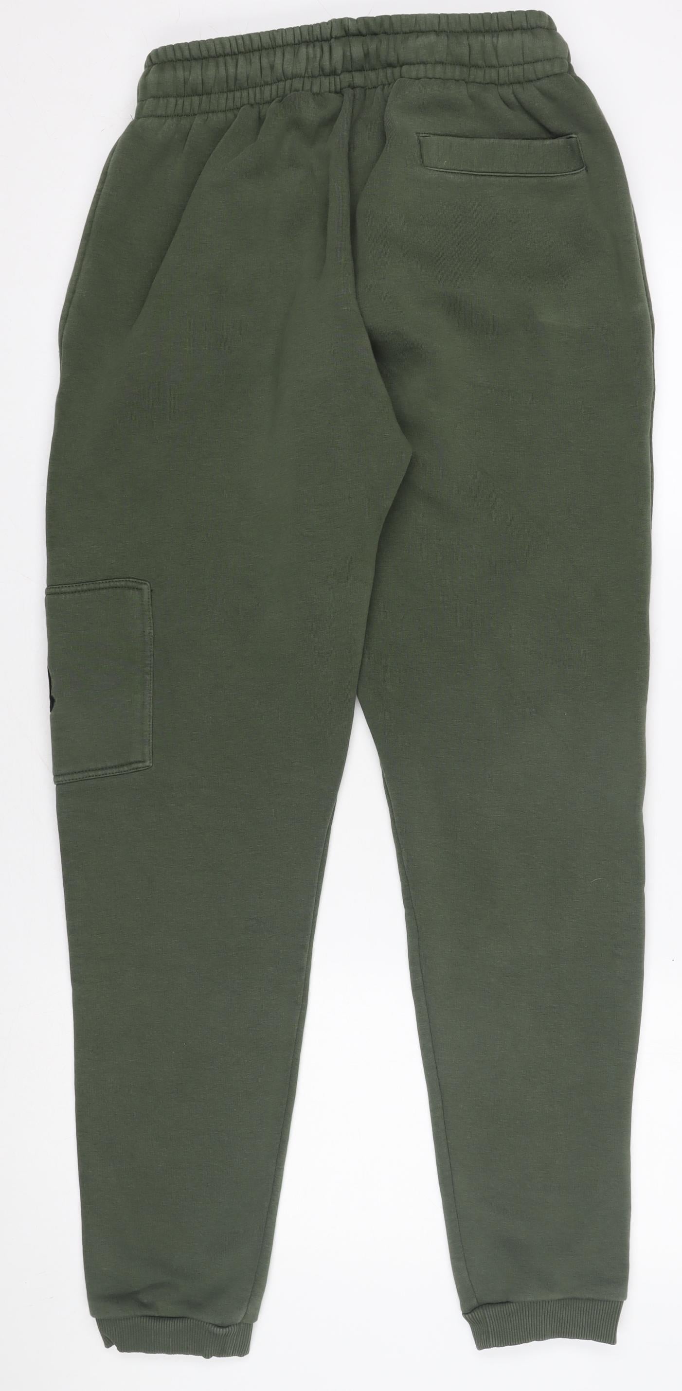 Benjart Green Men's Jogger Sweatpants M Regular Fit Fleece Trousers