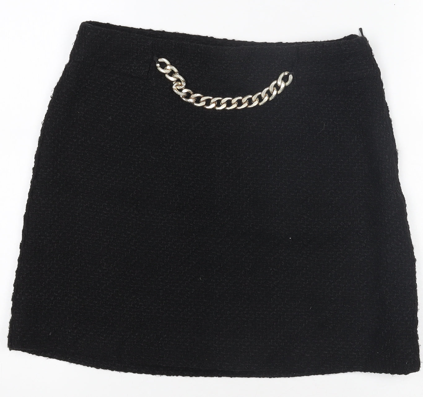Womens UK Size 12 Mango Mini Tweed Skirt