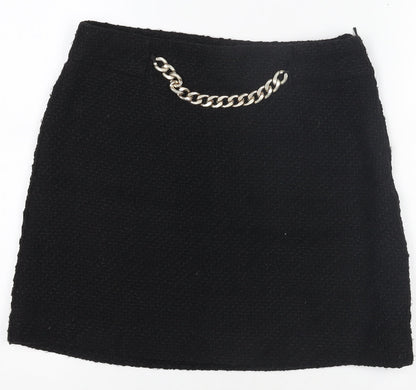 Womens UK Size 12 Mango Mini Tweed Skirt