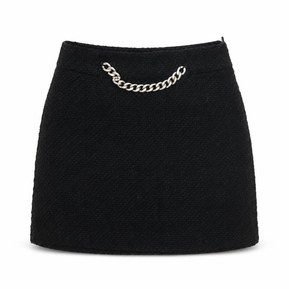 Womens UK Size 12 Mango Mini Tweed Skirt